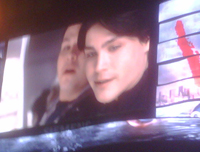 Logan Huffman, en el Times Square de New York