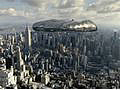 Nave nodriza sobre New York