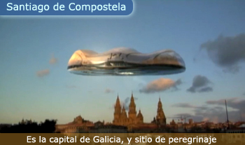 Avistamiento de nave nodriza en Santiago de Compostela!